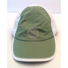 "Life Is Good" Cap Hat Mujer&apos;s Green & White 100% Nylon Adjustable Tie  eb-59018141